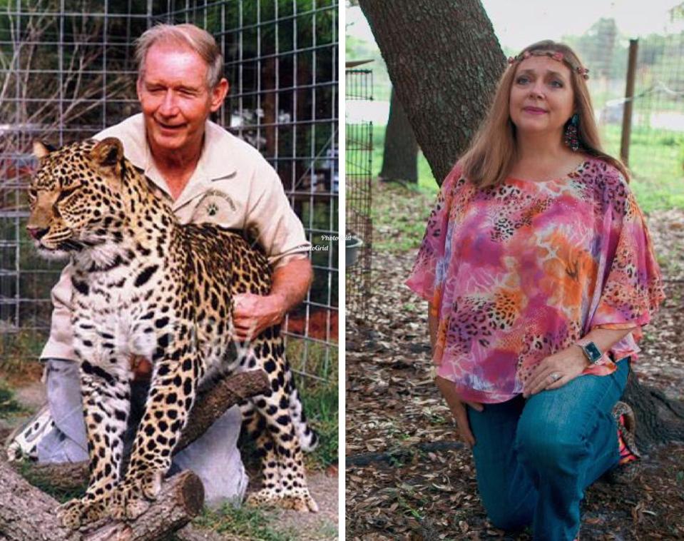 Multimillionaire Don Lewis, left, was reported missing on Aug. 19, 1997, and hasn’t been seen since. His wife at the time, Carole Baskin, was the last person to see him alive. She denies any role in his disappearance. The Hillsborough County Sheriff’s Office in Florida continues to investigative his disappearance, featured in the Netflix documentary, "Tiger King."