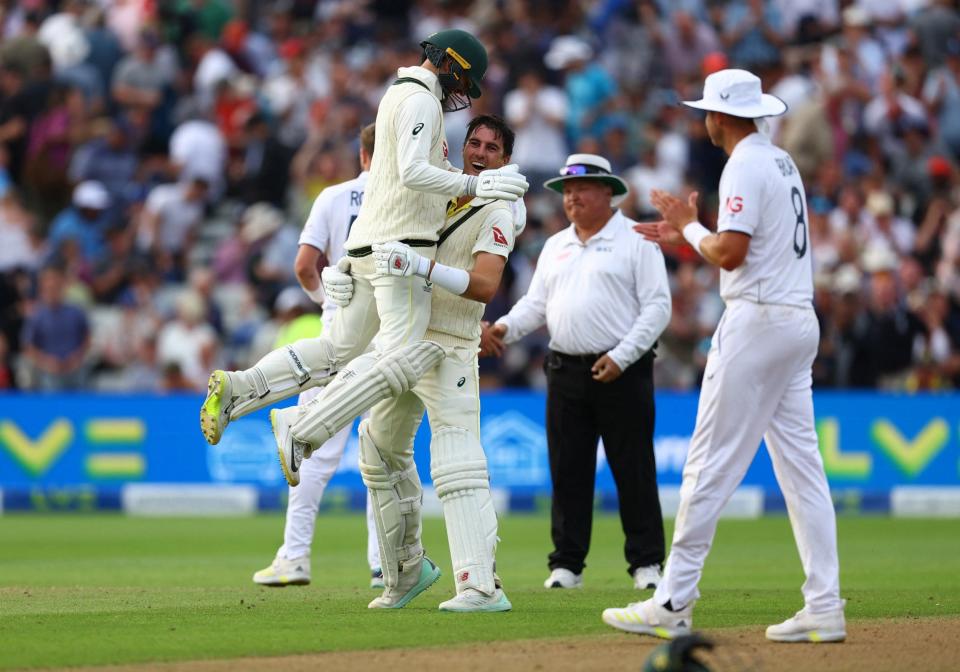 Australia celebrate