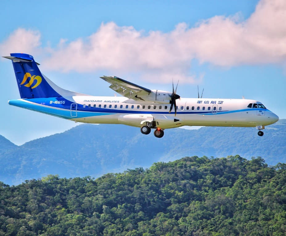 華信航空ATR-72-600客機（圖／資料照片，圖源：華信航空Facebook）