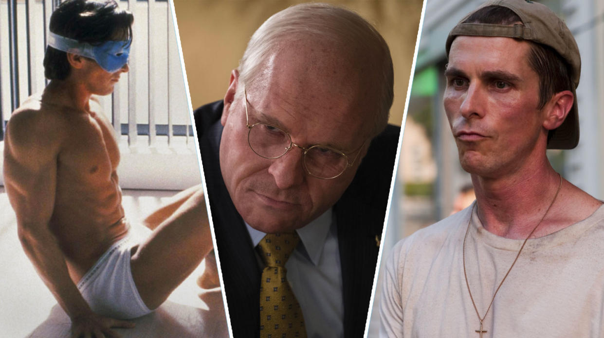 From buff, to heavy, to gaunt – Bale’s body has been through it all (Lionsgate/eOne/Paramount)