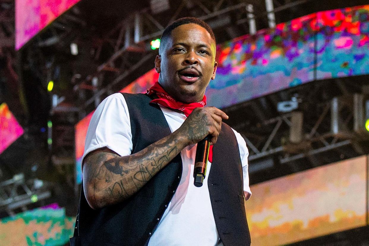 Rapper YG performs at the Coachella Music & Arts Festival in Indio (file photo): Amy Harris/Invision/AP