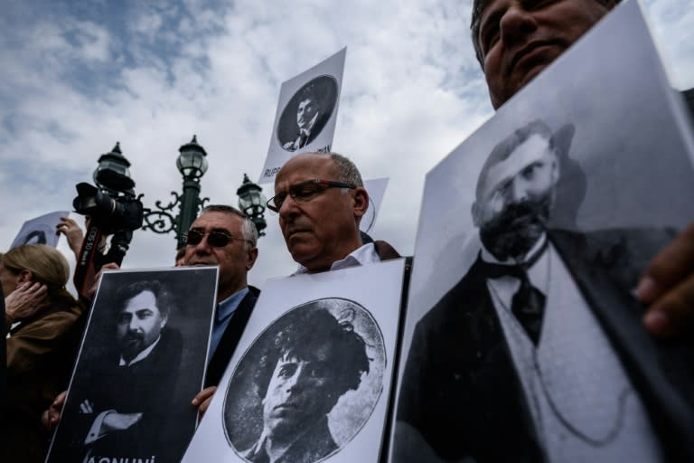 Armenians say up to 1.5 million of their kin were killed in 1915-1917 and have long sought recognition it was genocide -- a term which Turkey rejects