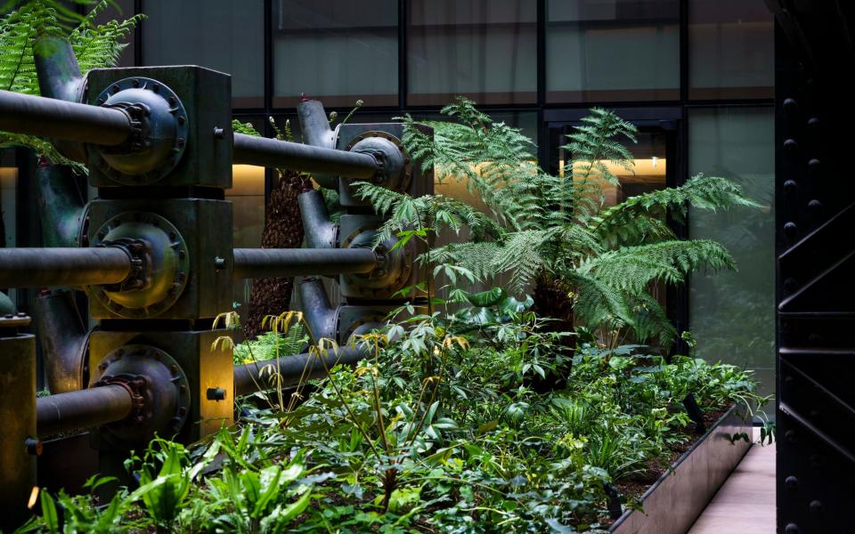 Battersea power station garden