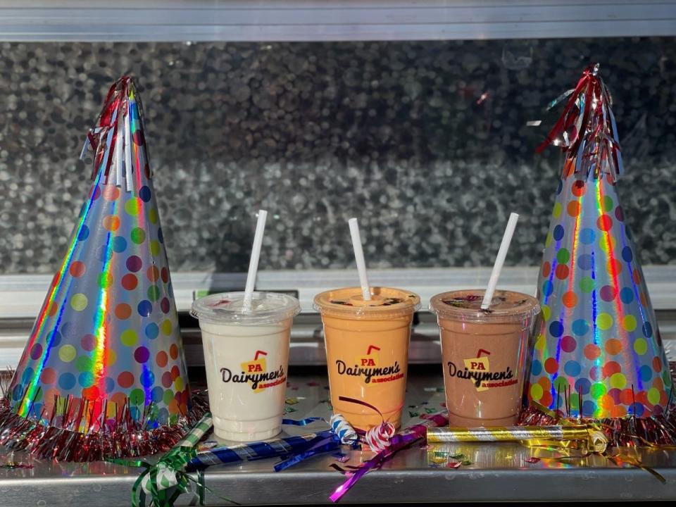 Pennsylvania Farm Show fans will be able to try a new milkshake flavor next month. It's orange cream.