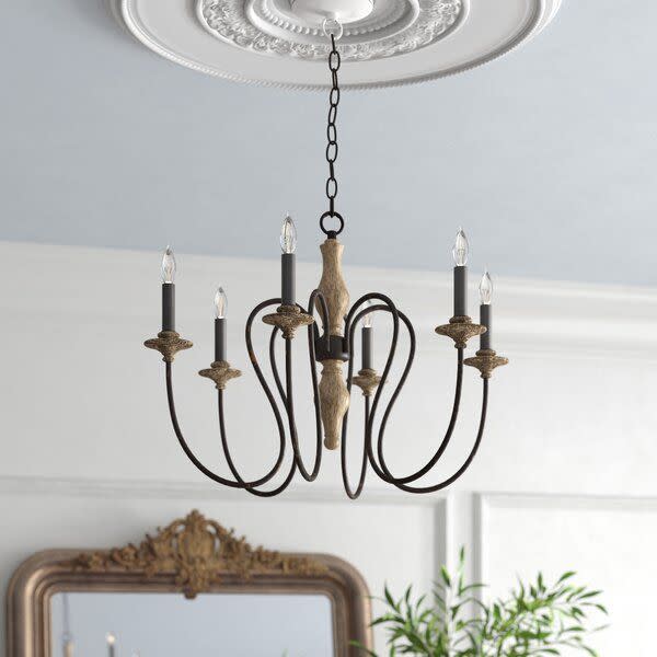 8) Esme 6-Light Candle Style Chandelier
