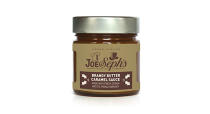 <p><a rel="nofollow noopener" href="https://www.joeandsephs.co.uk/caramels/brandy-butter-caramel-sauce" target="_blank" data-ylk="slk:Joe & Seph’s, £5.99;elm:context_link;itc:0;sec:content-canvas" class="link "><em>Joe & Seph’s, £5.99</em></a> </p>