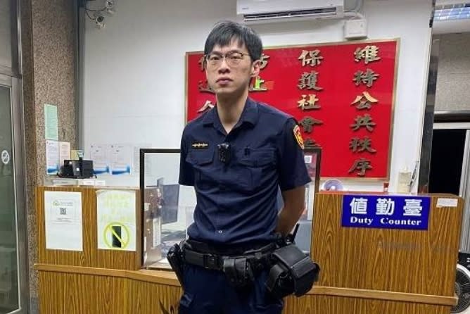 圖說：臺北市大同分局民生西路派出所警員林琮憲。