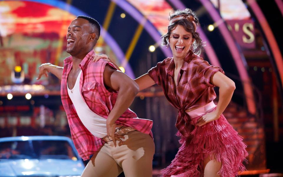 Ellie Taylor and Johannes Radebe danced the jive - Guy Levy/BBC