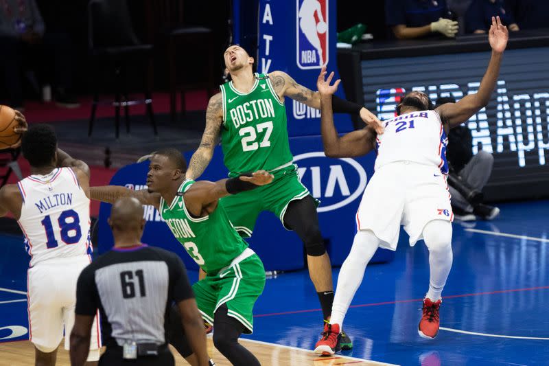 NBA: Boston Celtics at Philadelphia 76ers