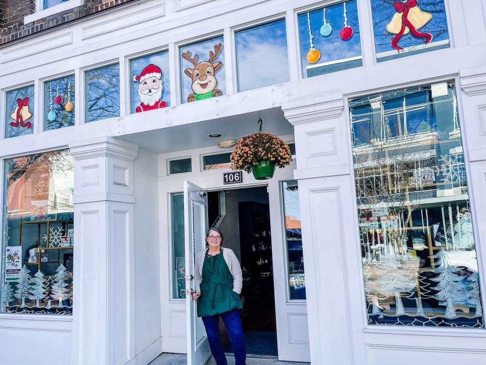 Laurie Meier fell in love with the old Schriver's store in downtown Maryville and opened Neighborly Books in July. Maryville, Dec. 2, 2022.