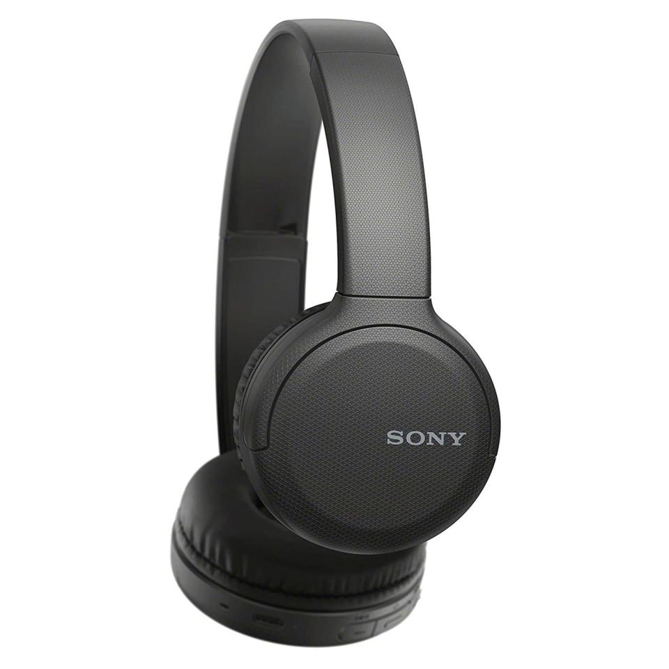 <p><strong>Sony</strong></p><p>amazon.com</p><p><strong>58.00</strong></p><p><a href="https://www.amazon.com/dp/B07WSKKYPR?tag=syn-yahoo-20&ascsubtag=%5Bartid%7C2089.g.37144914%5Bsrc%7Cyahoo-us" rel="nofollow noopener" target="_blank" data-ylk="slk:Shop Now;elm:context_link;itc:0;sec:content-canvas" class="link ">Shop Now</a></p><p><strong>Key Features</strong> </p><ul><li>30-millimeter audio drivers </li><li>Up to 35 hours of battery life</li><li>Fast USB-C connector</li></ul><p>Sporting a price tag that hovers around $50, the Sony WH-CH510 wireless headphones are the best option for budget-conscious shoppers. The on-ear cans have a utilitarian design, lightweight and durable build with a textured finish, stellar audio performance for their price point, and excellent battery life with fast USB-C charging. There are three colors to pick from: black, white, and blue. </p><p>The WH-CH510 headphones also have convenient button controls and a swivel design for effortless storage. However, you should be mindful that they're Bluetooth-only — meaning that you can’t use them over a wired connection.</p>