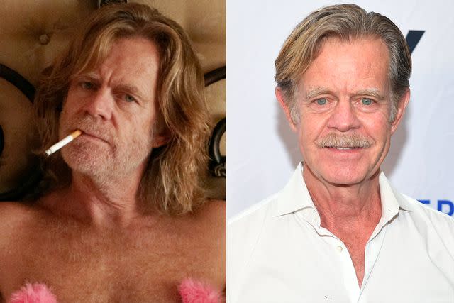 Jordin Althaus/Showtime; Noam Galai/Getty William H. Macy on 'Shameless' and William H. Macy now