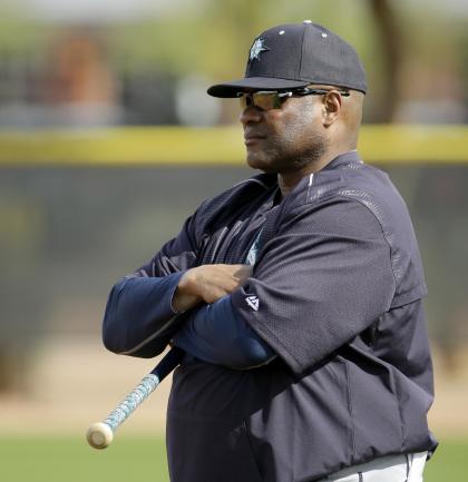 Mariners manager Lloyd McClendon is the only black manager in MLB. (AP)