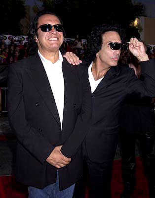 Gene Simmons and Paul Stanley at the Westwood premiere of Warner Brothers' Rock Star