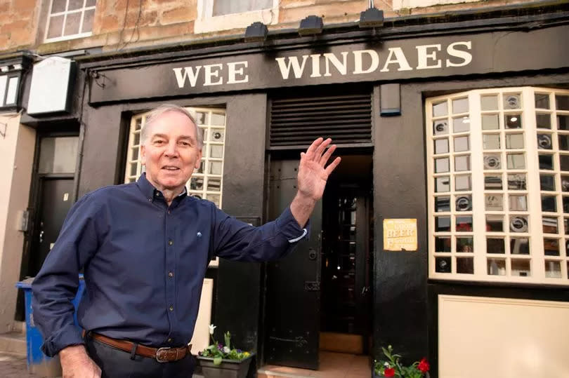 Jim bids farewell to the Windaes -Credit:Alasdair MacLeod/Ayrshire Post