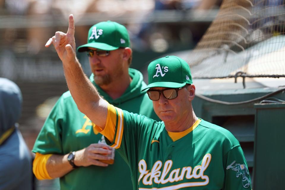 Bob Melvin posted a .528 winning percentage during his 11 seasons managing the Oakland Athletics.