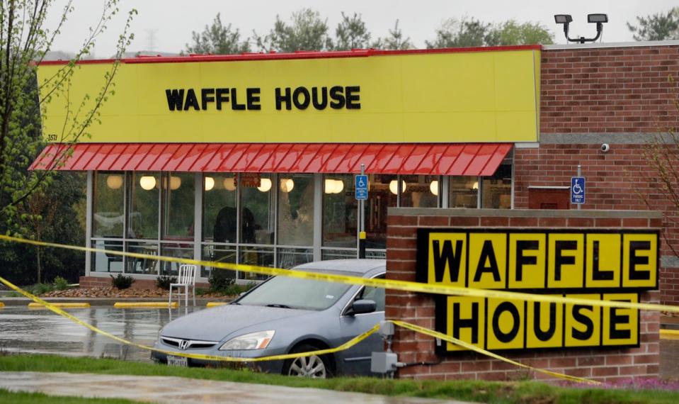 A shooting at a Waffle House (Copyright 2018 The Associated Press. All rights reserved.)