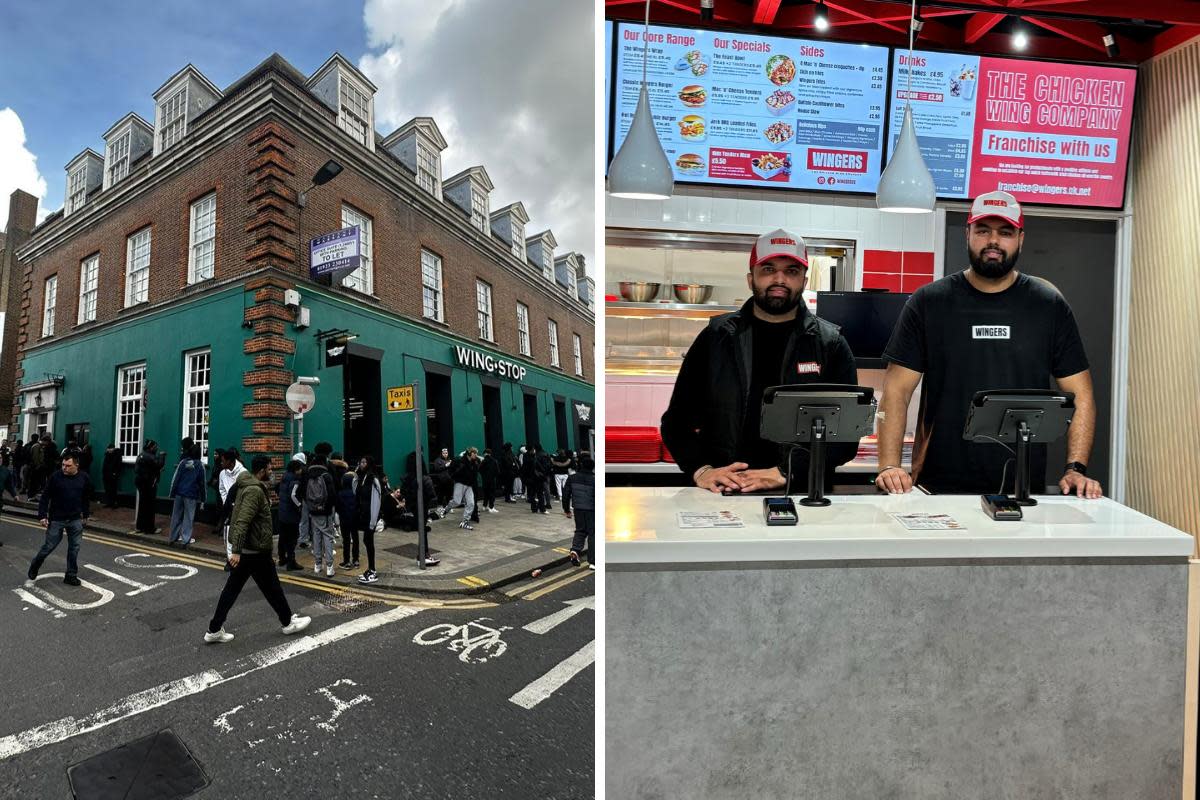 Wingstop and Wingers launch images in Watford. <i>(Image: Wingstop/Wingers)</i>