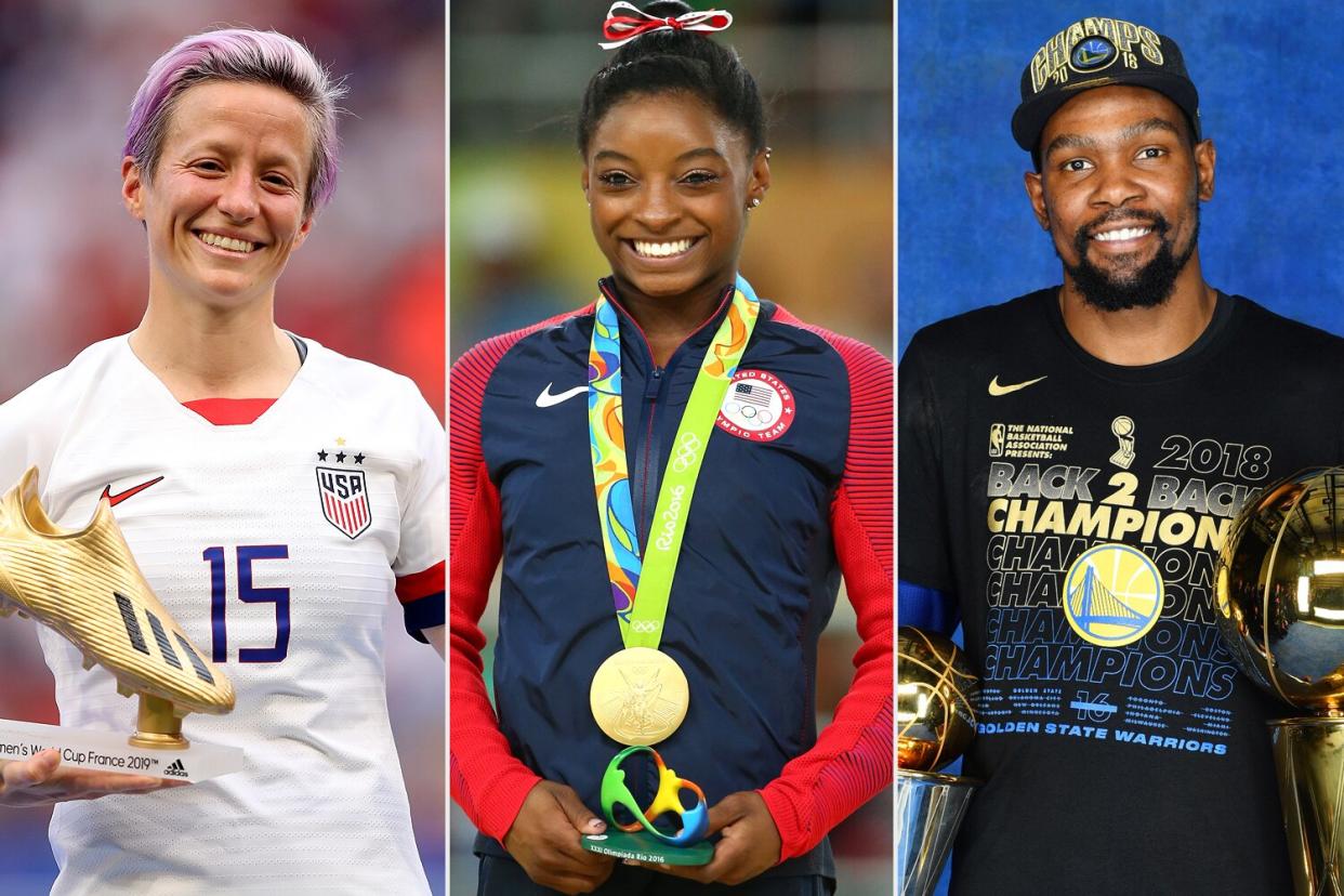 Simone Biles, Megan Rapinoe &amp; Kevin Durant