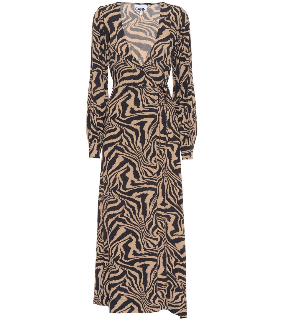 Printed Midi Dress