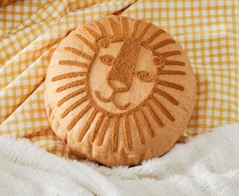 Mustard Lion Cushion