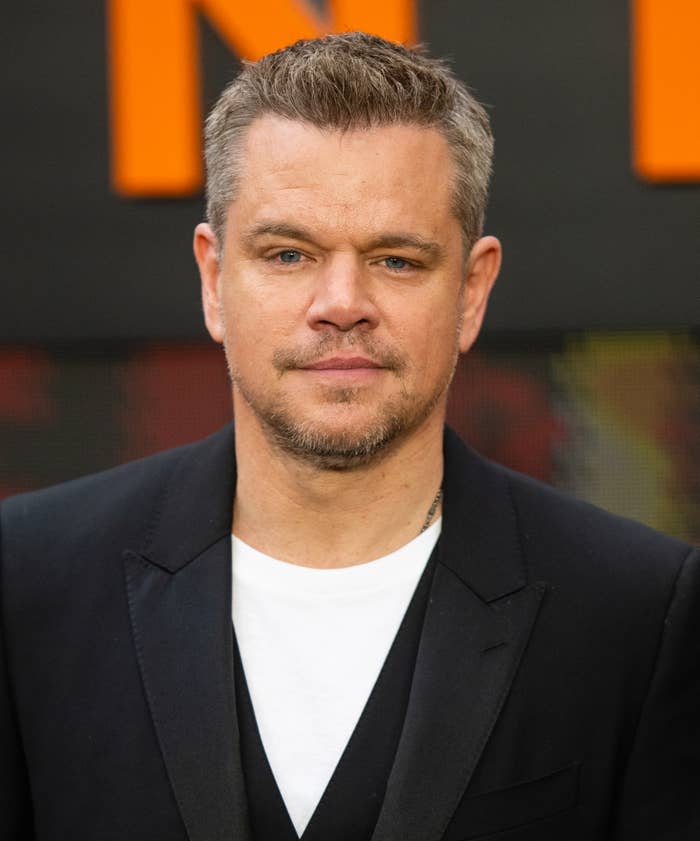 Closeup of Matt Damon