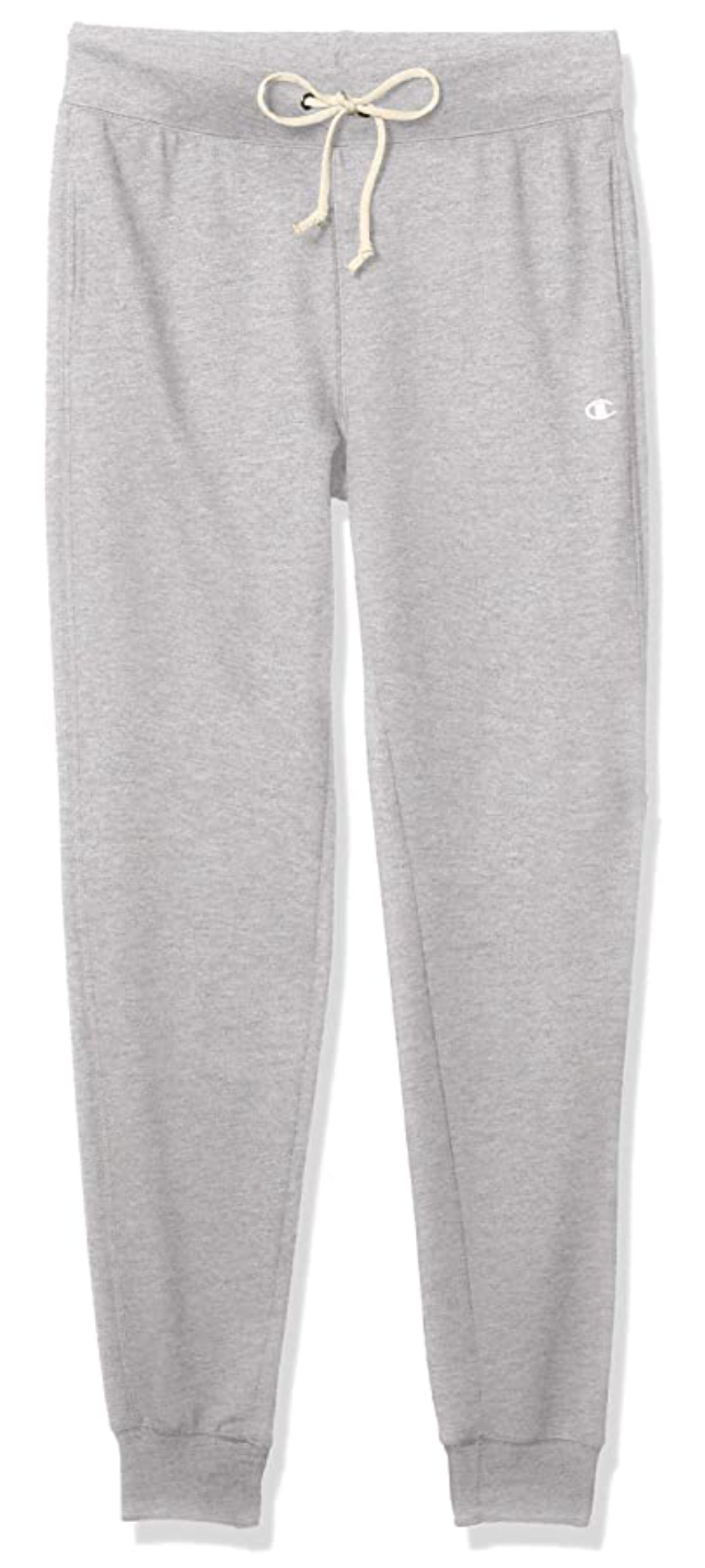 Champion Women's French Terry Jogger in Oxford Grey Heather