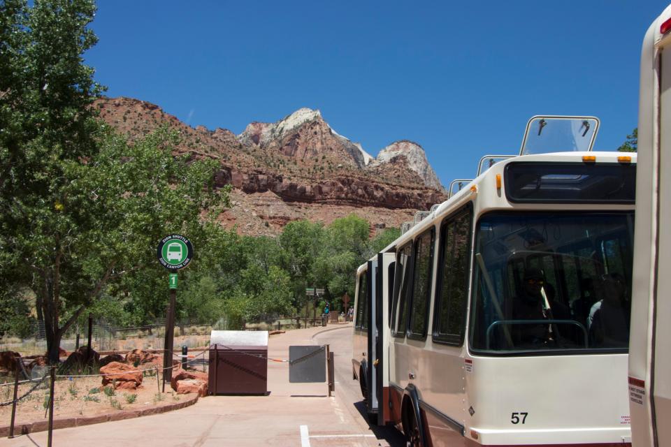 The shuttles through Zion National Park canyon reopened to thousands of visitors July 1.