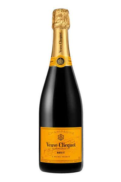 a bottle of Veuve Clicquot Brut Yellow Label best hostess gift 