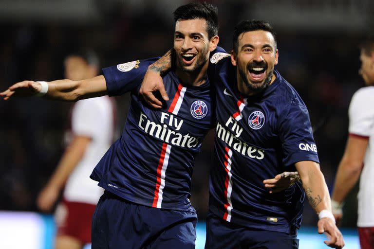 Pastore y Lavezzi festejaron con PSG