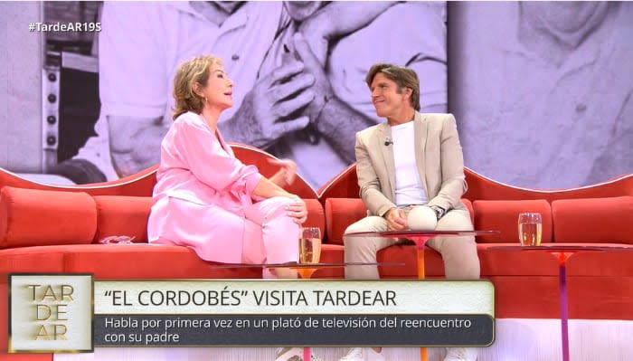 Ana Rosa Quintana entrevistando a Manuel Díaz El Cordobés