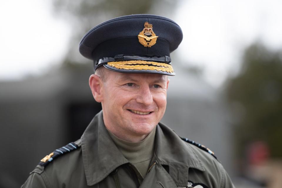 Air Chief Marshal Sir Mike Wigston, head of the RAF (Andrew Matthews/PA)
