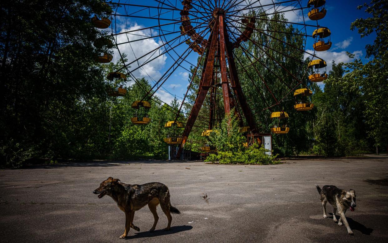 Pripyat, Ukraine, in 2022; Pol Guasch's first novel is set in a Catalan city post-catastrophe