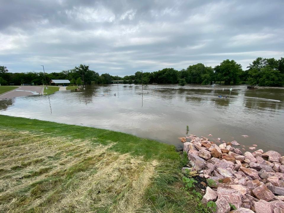 Flooding at Sioux Falls Rotary Park