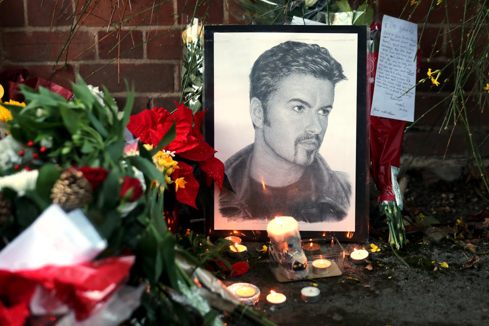 Fans mourn the death of George Michael