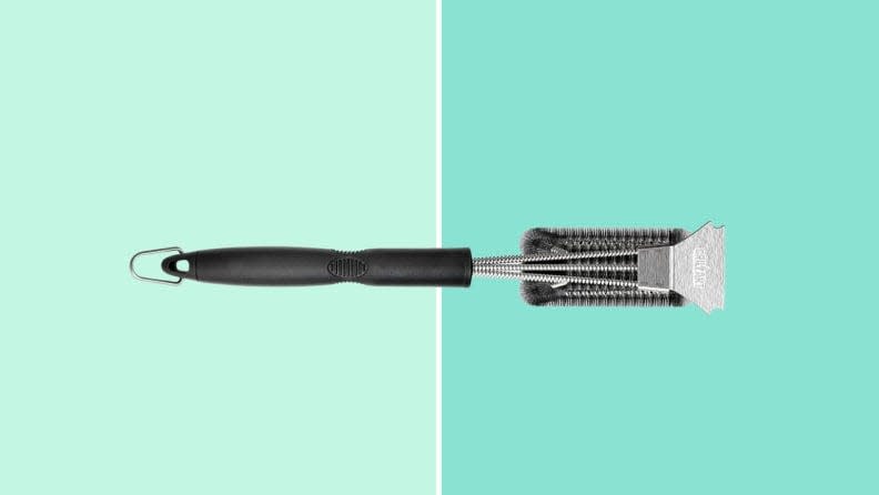 A grill brush is a great tool for removing gunk from your grill.