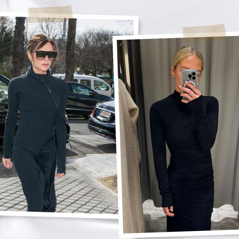 I found an insanely flattering £14 H&M dress - and it's serving major Victoria Beckham vibes