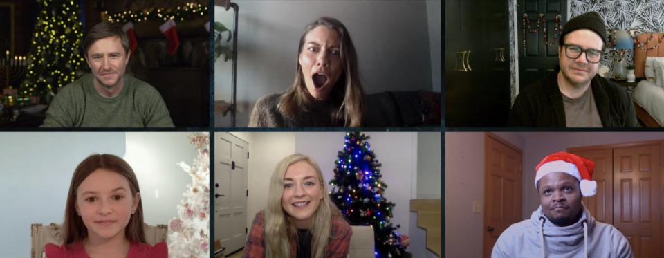 lauren cohan twd reaction holiday special