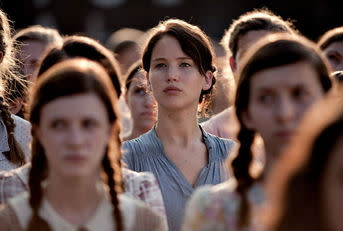 Katniss Hunger Games reaping Jennifer Lawrence