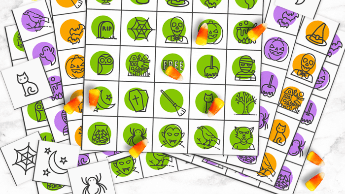 halloween bingo halloween games