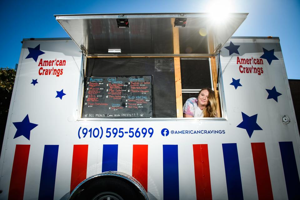 Kaytlin Martin, owner of American Cravings food truck.