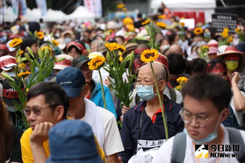 ▲立院將初審《選罷法》，民團號召周三重返濟南路。（圖／資料照片）