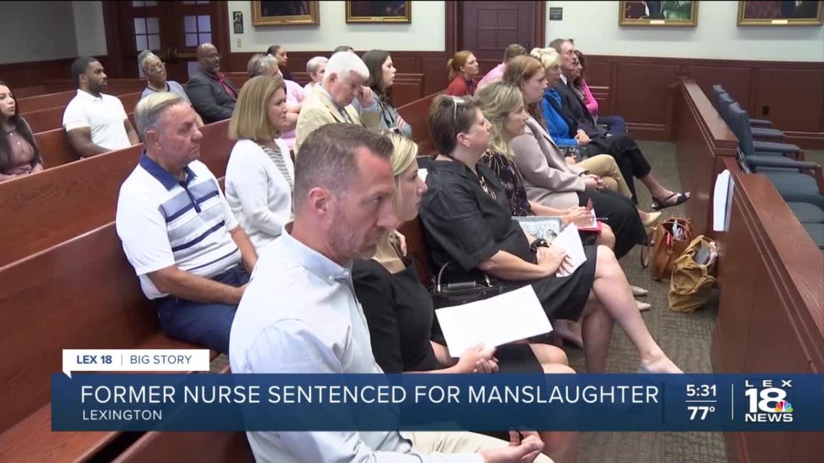 Former nurse sentenced for manslaughter