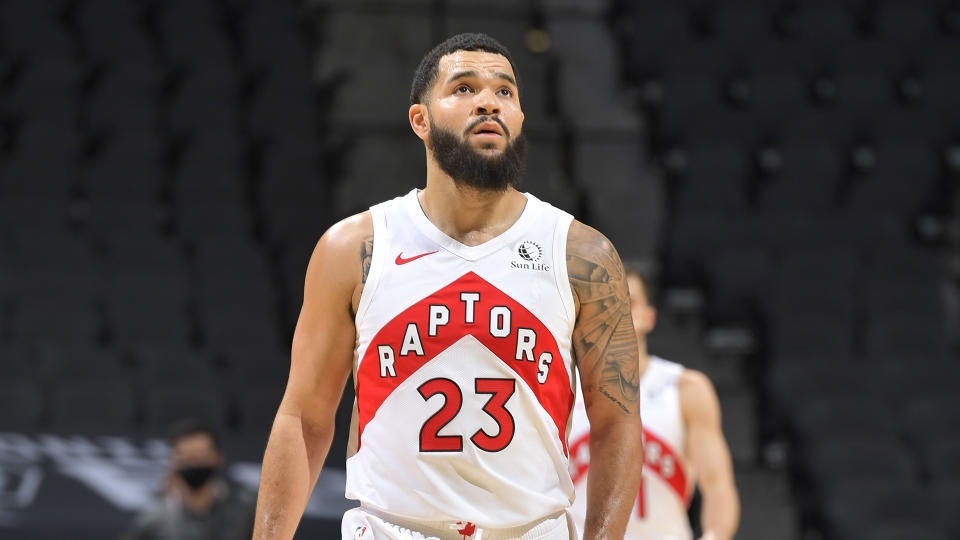 It's been a rough go for Fred VanVleet and the Toronto Raptors to start the season. (Photos by Logan Riely/NBAE via Getty Images)