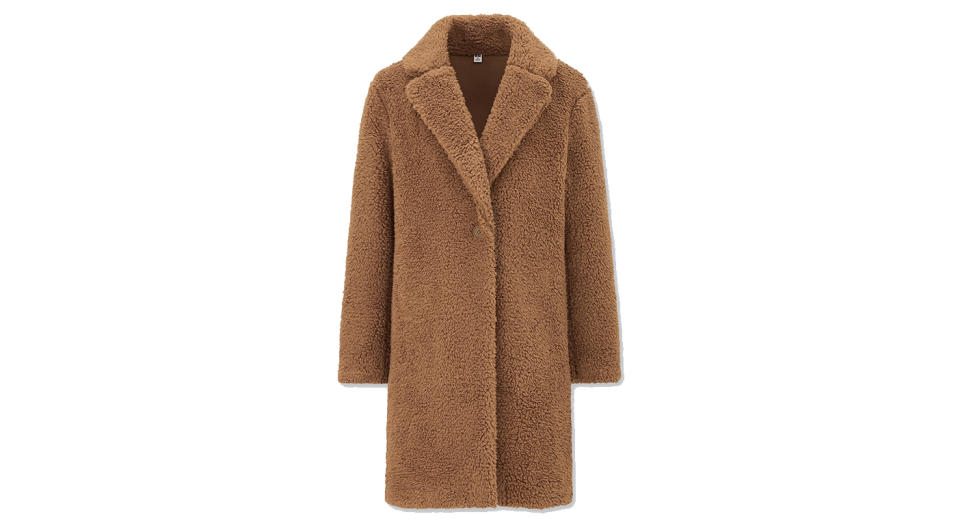 Women Lined Fleece Tailored Coat