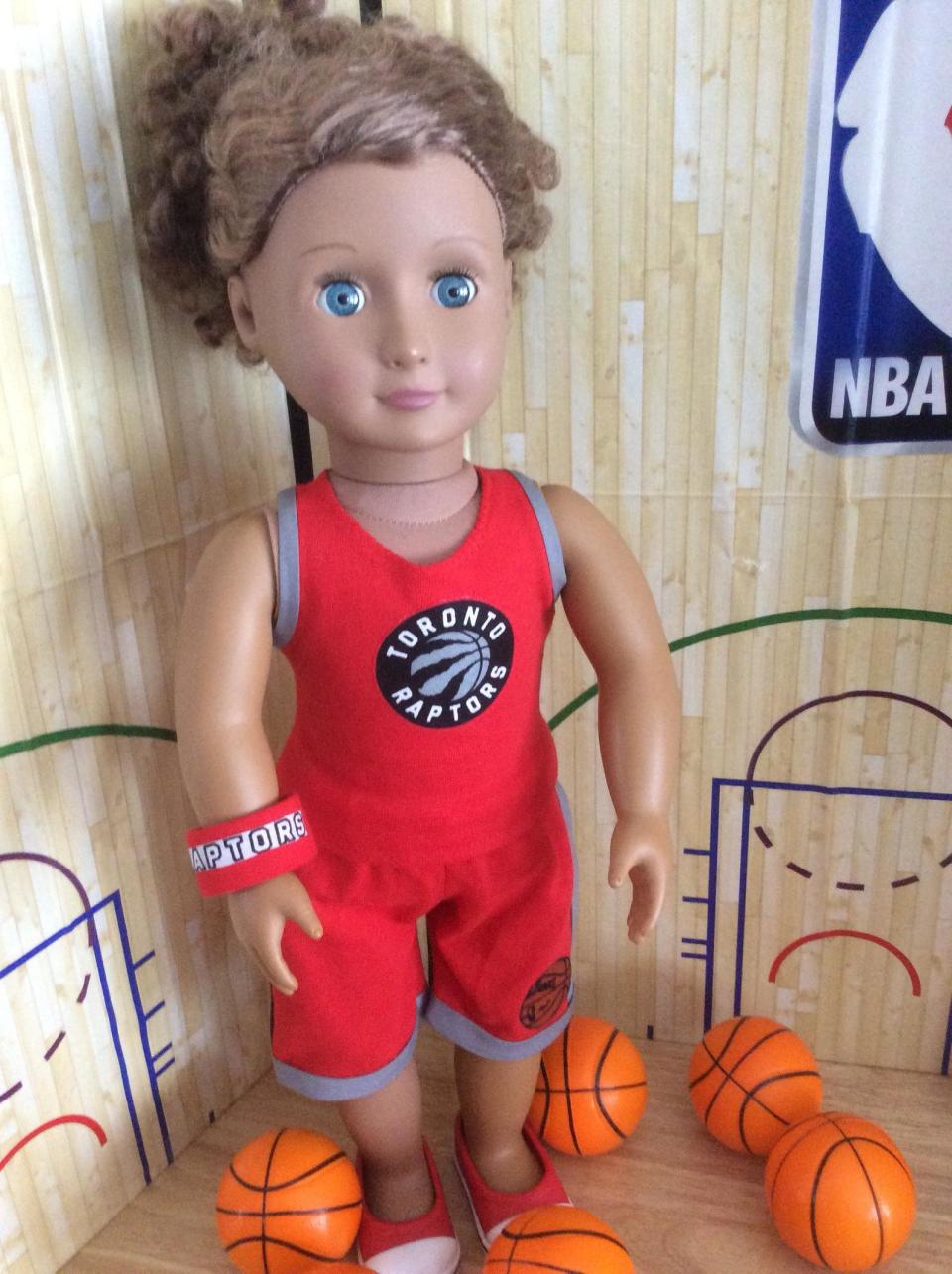 Toronto Raptors 18 Inch Doll Clothes