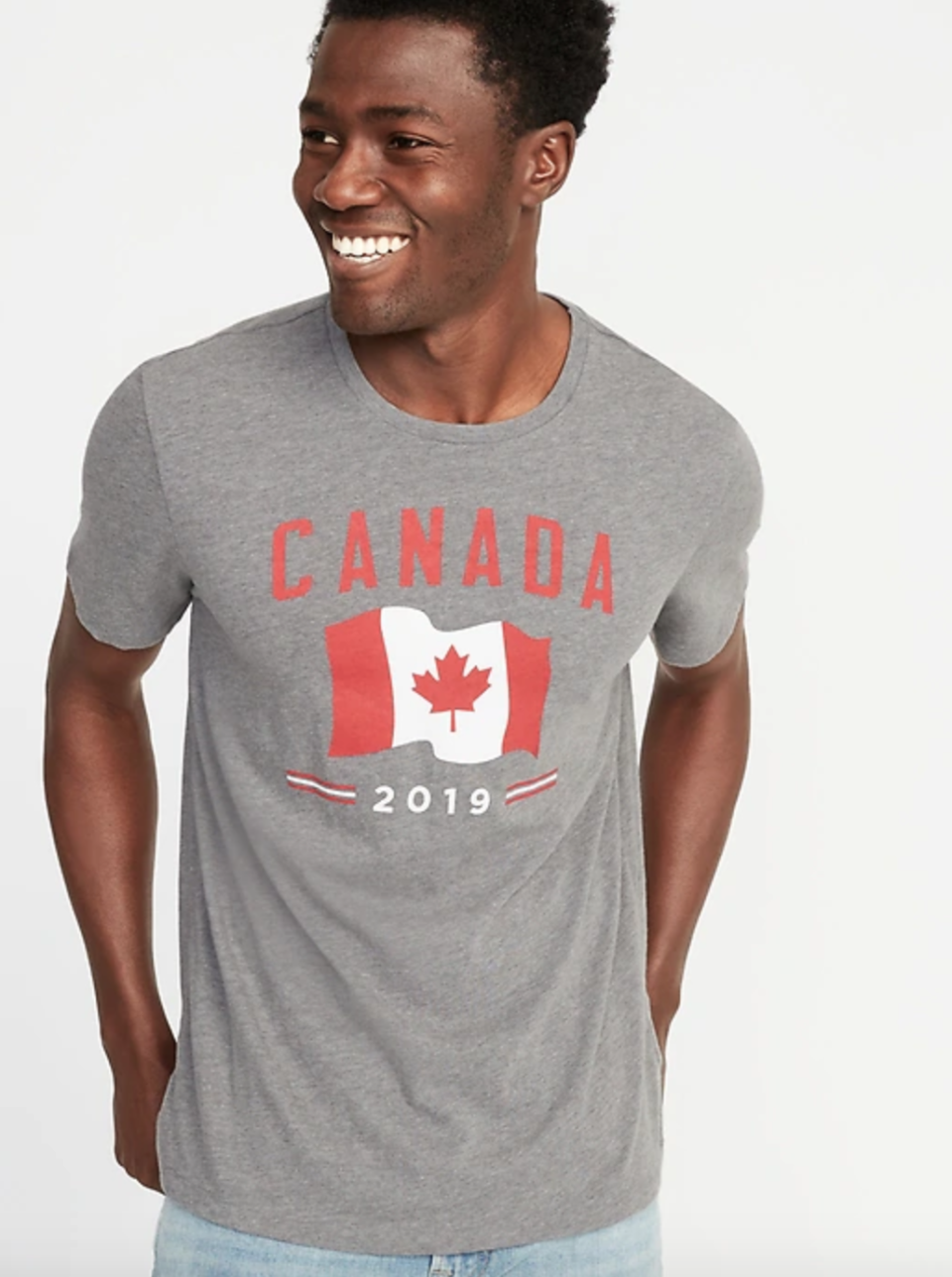 Canada-Graphic 2019 Flag Tee for Men.