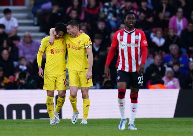 Southampton v Liverpool – Premier League – St Mary’s Stadium