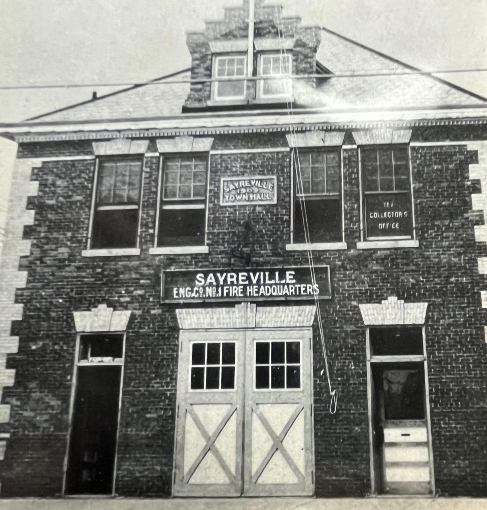 The old Sayreville borough hall and firehouse, shown in the past.