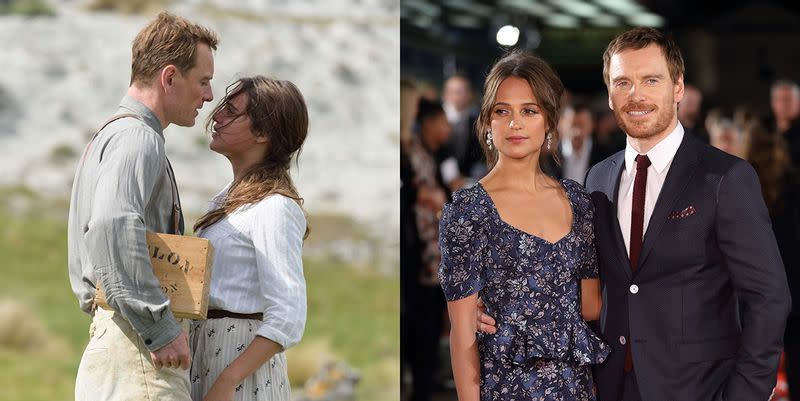 Michael Fassbender and Alicia Vikander